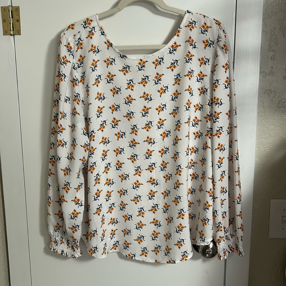 Loft floral blouse